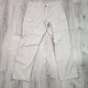 FIRST TACTICAL V2 Khaki Cargo Work Pant Men's 38/32
